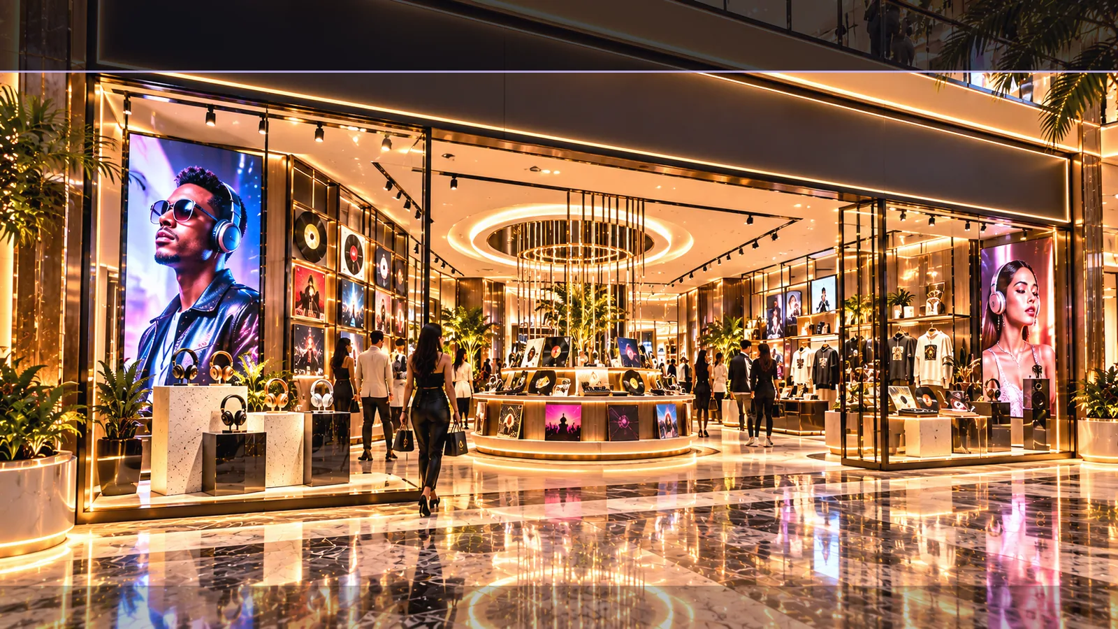 Luxury KCMG MUSIC GROUP storefront preview