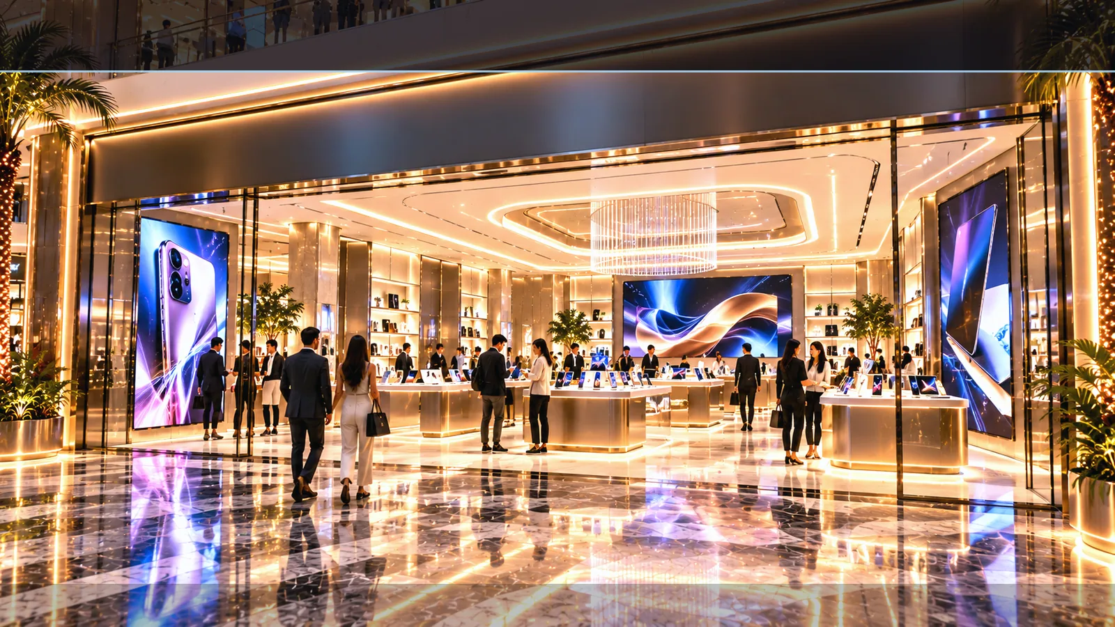 Luxury MOBILE CONNECT storefront preview